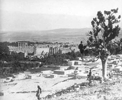 Baalbeks ruiner, Syrien.