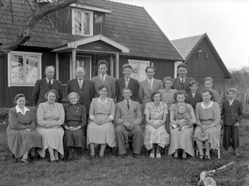 Per Persson Fruns 60 årsdag grupp Tollarp.