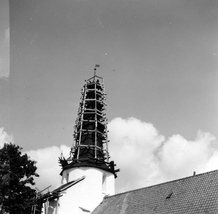 Tornet på Blentarps kyrka.