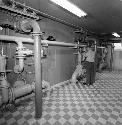 Vattenverket i Bromölla 1959.