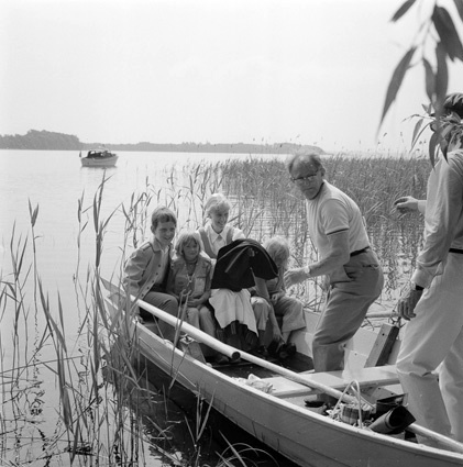 Båtklubben Pärlan har utfärd i juni 1969.