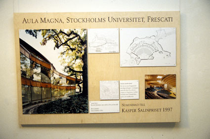 Aula Magna, Stockholms universitet, Frescati.