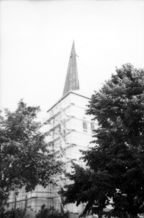 Ask kyrka. Yttre renovering 1998.