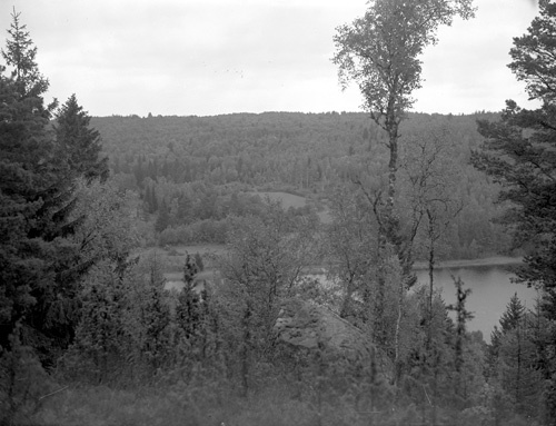 Lerjesjön från Kul P. skog Staversvad.