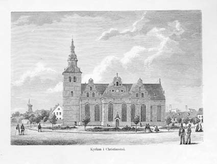 Kyrkan i Christianstad.