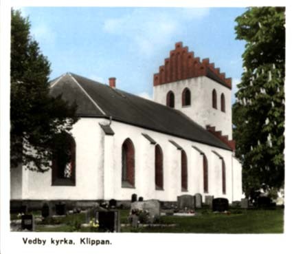 Vedby kyrka, Klippan