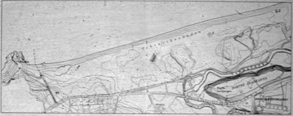 Del av karta över Simrishamn.