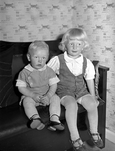 Olle och Ragna Bengtssons barn Eve och Bengt, D...