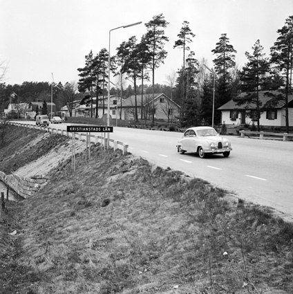 Länsgränsen i Valje vid Sissebäck.