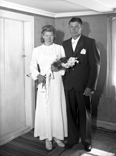 Karl Hansson bröllop inne Snäckestad.