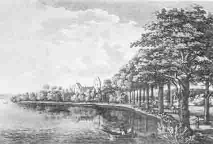 Bäckaskog 1819 från söder.