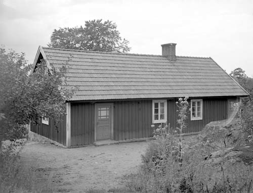 Frits Nilsson huset uppifrån Bokenäs 