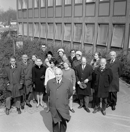 Kommunalkontoret i Bromölla, april 1969, med He...
