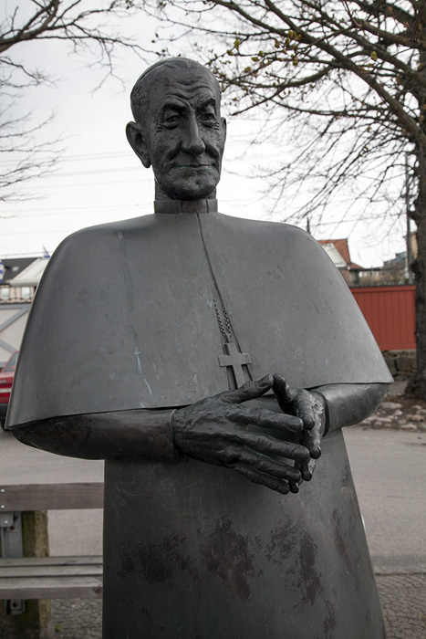 Skulptur i Osby föreställande 