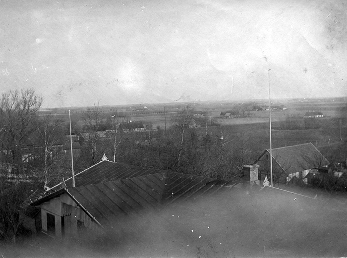 Utsikt från Hvilan emot Åkarp omkring 1910 inna...