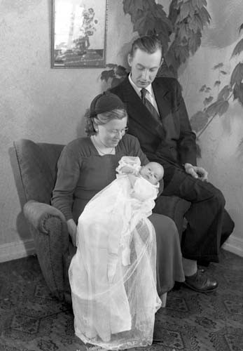 Einar Olofsson barndop familjen Snäckestad.
