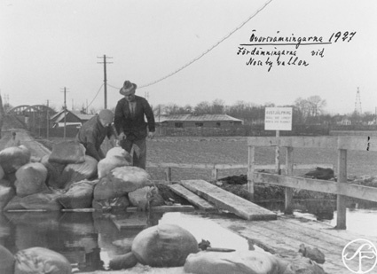 Översvämning i Kristianstad 1927