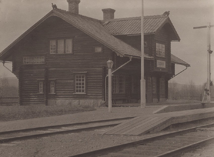 Gåshvarfs stationshus Dalarne 1915.