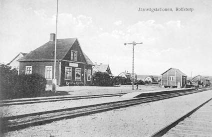 Järnvägstationen, Rolfstorp.