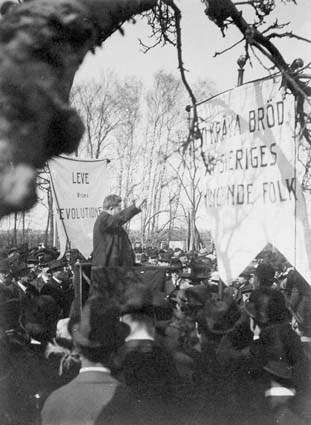 Demonstrationsmöte 1917.