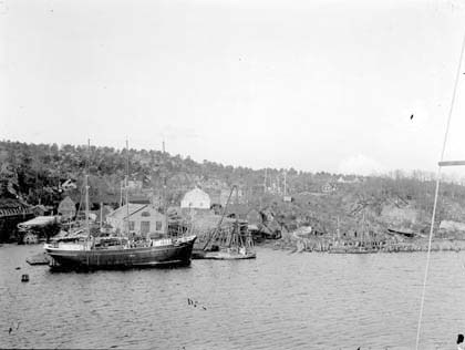 Karlshamns Skeppsvarv och dess utvidgning 1919.