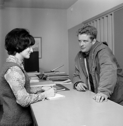 Kommunalkontoret Bromölla i april 1969.