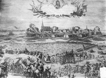 Christian V:s stormning av Christianstad 1676.