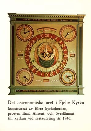 Det astronomiska uret i Fjelie Kyrka, konstruer...