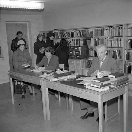 Bibliotek i Gyllebo.