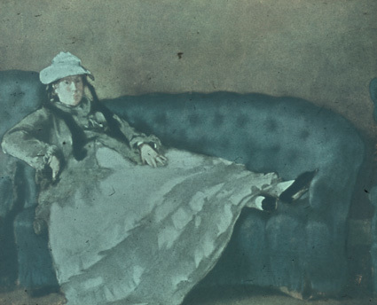 Edouard Manet: Madame E. Manet på en soffa.
