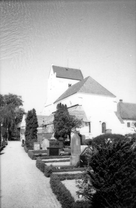 Dalby kyrka. Yttre renovering 1999.