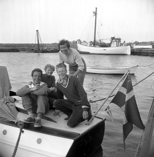 Dansk båt besök i Skillinge