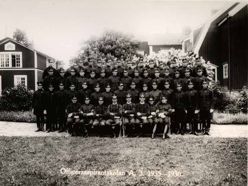 Officersaspirantskolan A. 3. år 1935-1936.