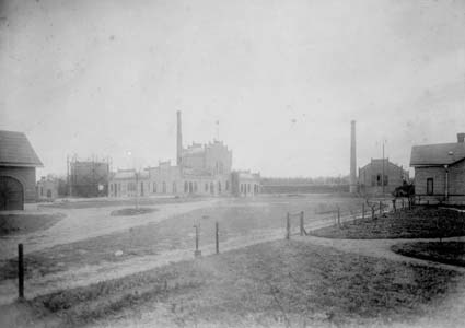 Gasverket. År 1902 togs ett nytt gasverk i bruk...
