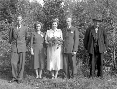 Strandbergs bröllop grupp Grönhult.