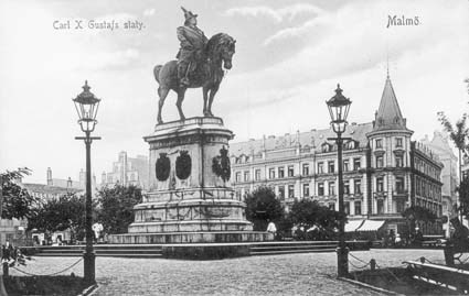 Carl X Gustafs staty         Malmö
