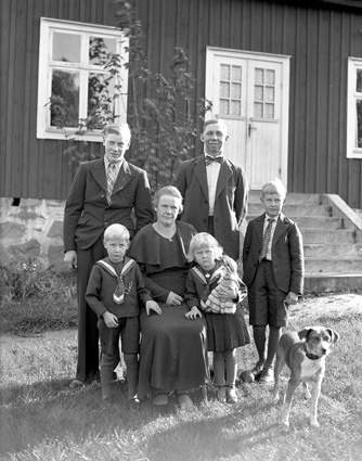 Ernst Malmgren Brunstorp familj.