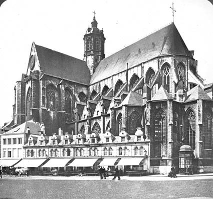 Louvain. St. Peterskyrkan, Belgien.