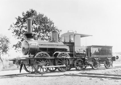 UVHJ. Lok nr 2, N o H  3. Tillverkad 1866. M 46.