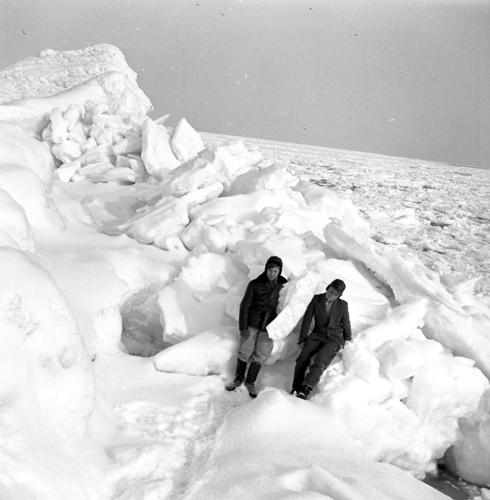 Isberg vid Brantevik 1956