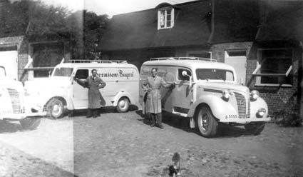 Brödbilarna på 1940-talet.