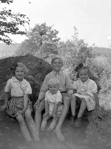 Sture Holmkvist 4 barn Vånga.
