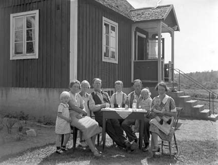 Oskar Persson Ekestad m. familj.