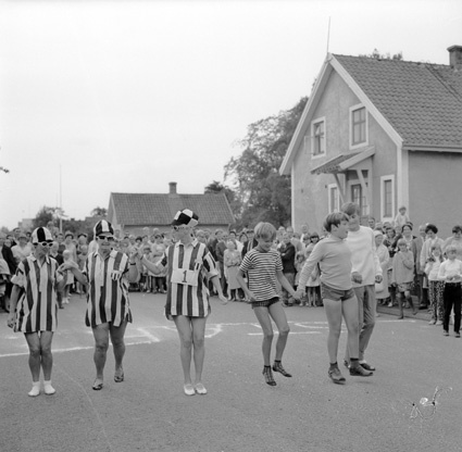 Jenkatävling på Lions karneval 1966.