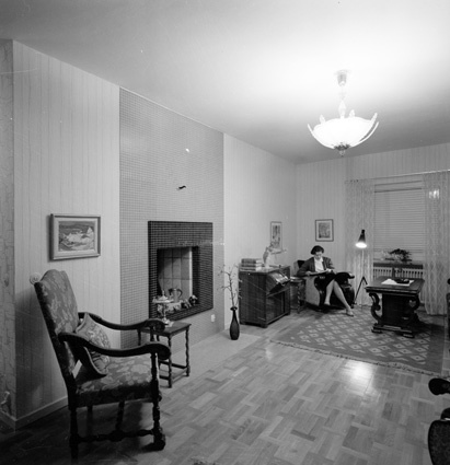 Mosaikhuset i Bromölla, Ce-Ge Månssons lägenhet.