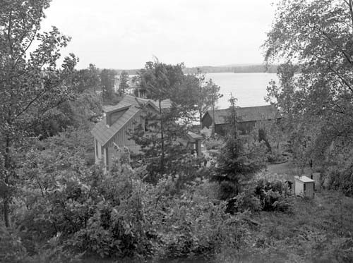 Herman Nilsson utsikten från balkongen Mjönäs.
