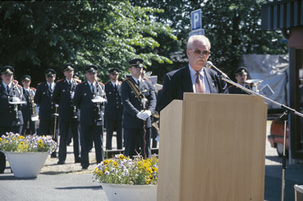 Invigning av nya järnvägsutställningen, 1998-06...