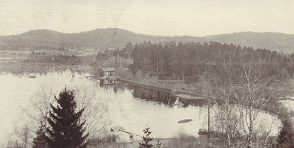 Utsikt från Sanatoriet i Tranås 1916.