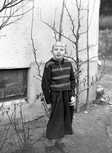 Edvin och Ingeborg Nilssons äldste pojke Ingvar...