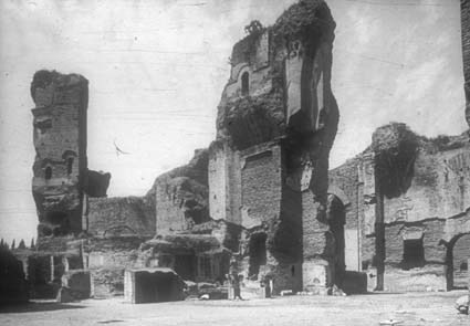 Ruiner av Caracalla-termerna.